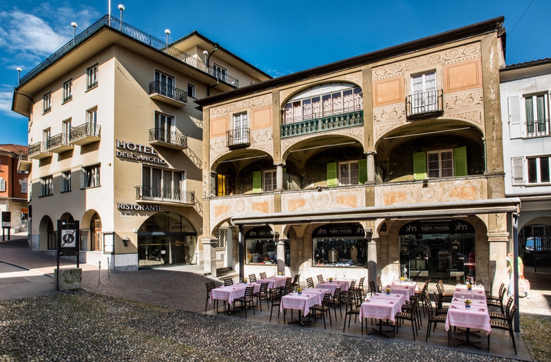 Terrace at dell'Angelo in Locarno
